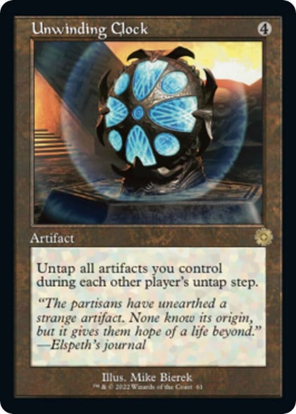 Unwinding Clock, The Brothers' War: Retro Frame Artifacts 61