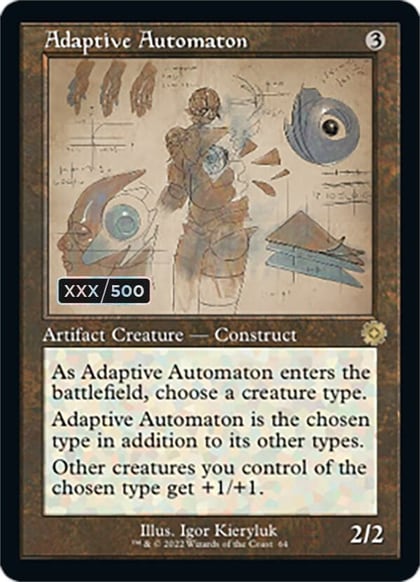 Adaptive Automaton (Schematic) (Serial Numbered), The Brothers' War: Retro Frame Artifacts 64