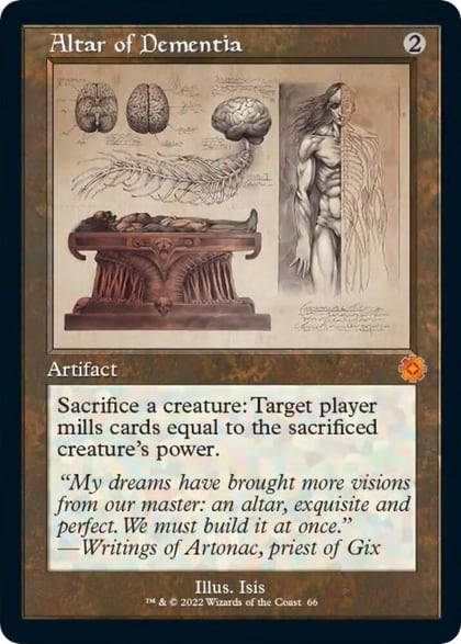 Altar of Dementia (Schematic), The Brothers' War: Retro Frame Artifacts 66