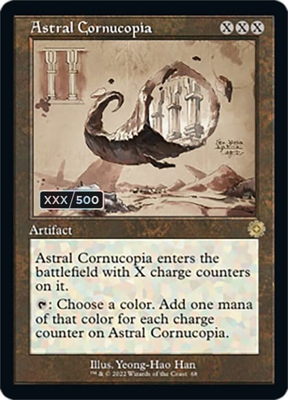 Astral Cornucopia (Schematic) (Serial Numbered), The Brothers' War: Retro Frame Artifacts 68