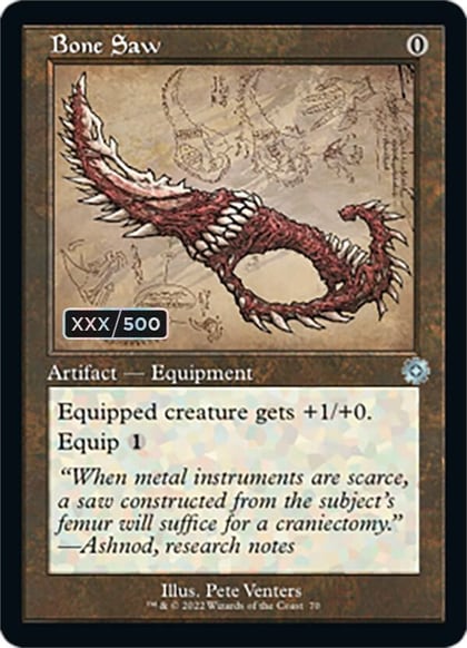 Bone Saw (Schematic) (Serial Numbered), The Brothers' War: Retro Frame Artifacts 70