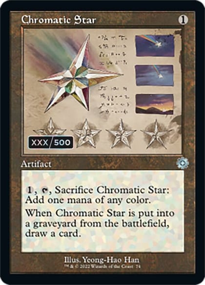 Chromatic Star (Schematic) (Serial Numbered), The Brothers' War: Retro Frame Artifacts 74