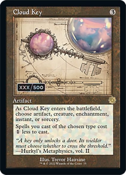Cloud Key (Schematic) (Serial Numbered), The Brothers' War: Retro Frame Artifacts 75