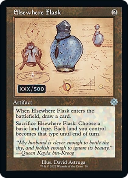 Elsewhere Flask (Schematic) (Serial Numbered), The Brothers' War: Retro Frame Artifacts 78