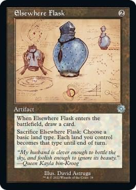 Elsewhere Flask (Schematic), The Brothers' War: Retro Frame Artifacts 78