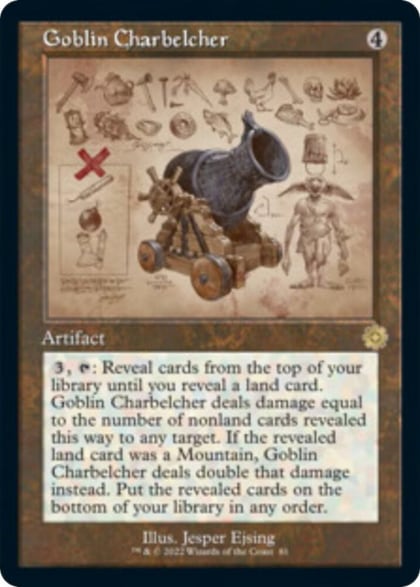 Goblin Charbelcher (Schematic), The Brothers' War: Retro Frame Artifacts 81