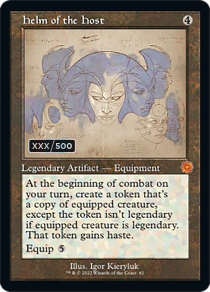 Helm of the Host (Schematic) (Serial Numbered), The Brothers' War: Retro Frame Artifacts 82
