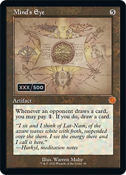 Mind's Eye (Schematic) (Serial Numbered), The Brothers' War: Retro Frame Artifacts 96