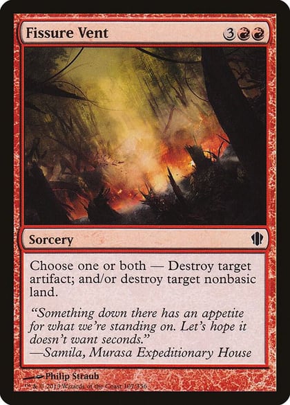 Fissure Vent, Commander 2013 107