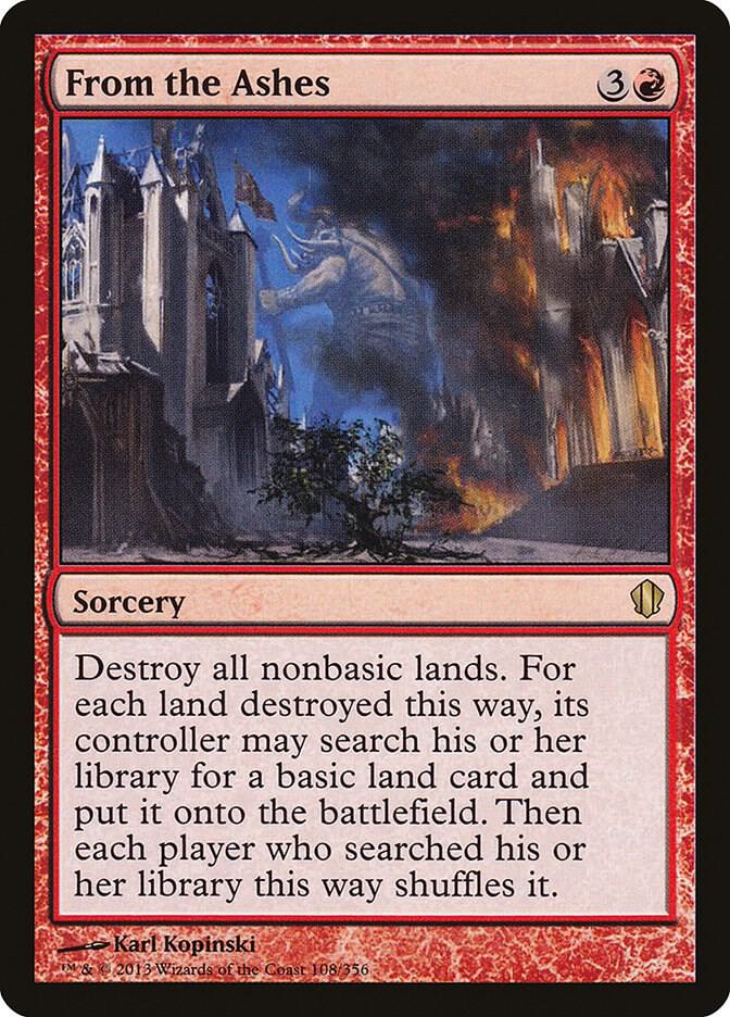 From the Ashes, Commander 2013 108