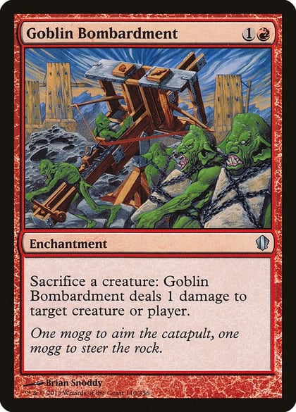 Goblin Bombardment, Commander 2013 110