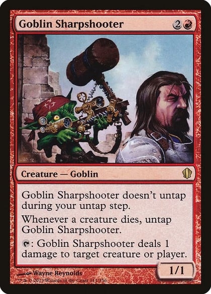 Goblin Sharpshooter, Commander 2013 111