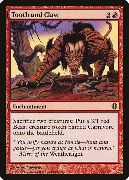 Tooth and Claw, Commander 2013 127
