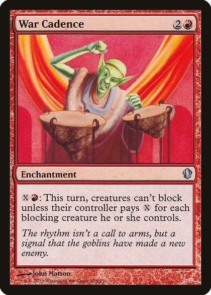 War Cadence, Commander 2013 128