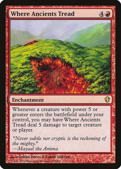 Where Ancients Tread, Commander 2013 130