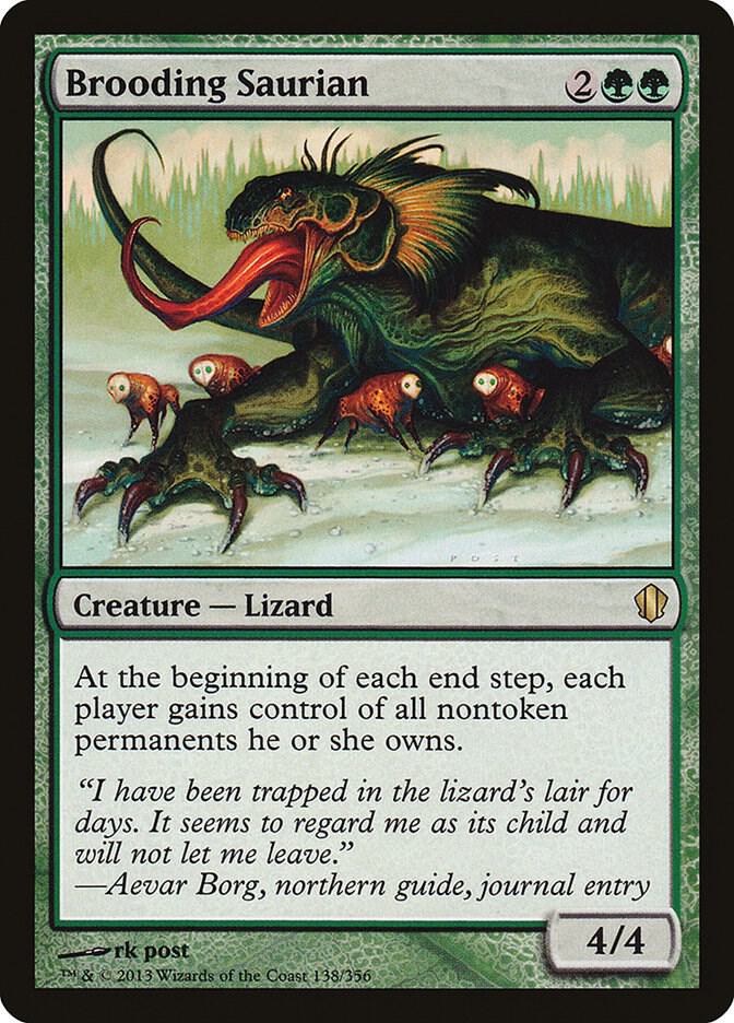 Brooding Saurian, Commander 2013 138