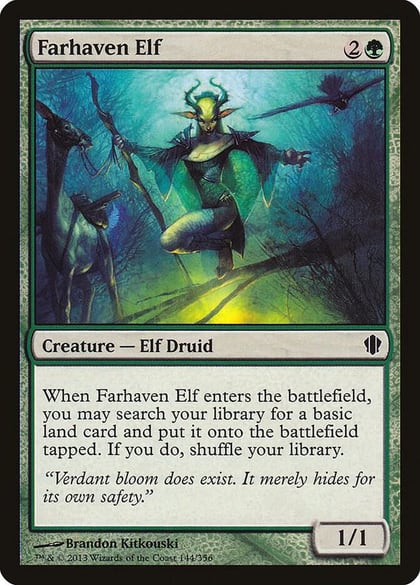 Farhaven Elf, Commander 2013 144