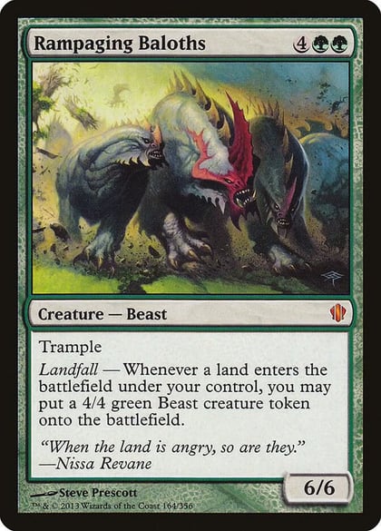 Rampaging Baloths, Commander 2013 164