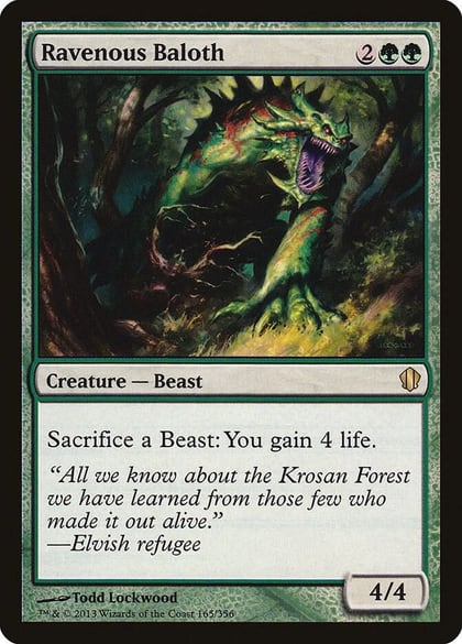 Ravenous Baloth, Commander 2013 165