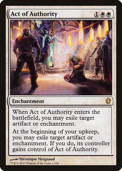 Act of Authority, Commander 2013 1