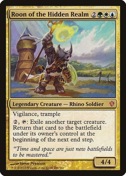 Roon of the Hidden Realm, Commander 2013 206