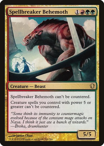 Spellbreaker Behemoth, Commander 2013 216