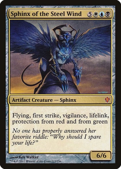 Sphinx of the Steel Wind, Commander 2013 217