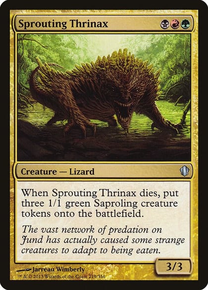 Sprouting Thrinax, Commander 2013 219