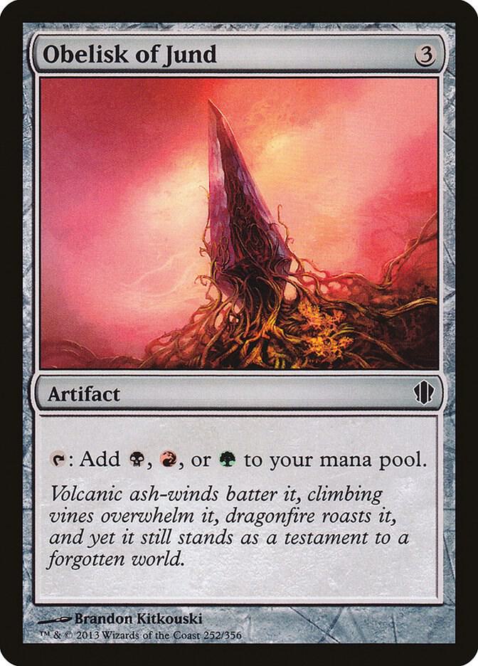 Obelisk of Jund, Commander 2013 252