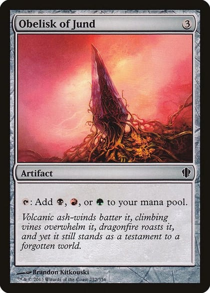 Obelisk of Jund, Commander 2013 252