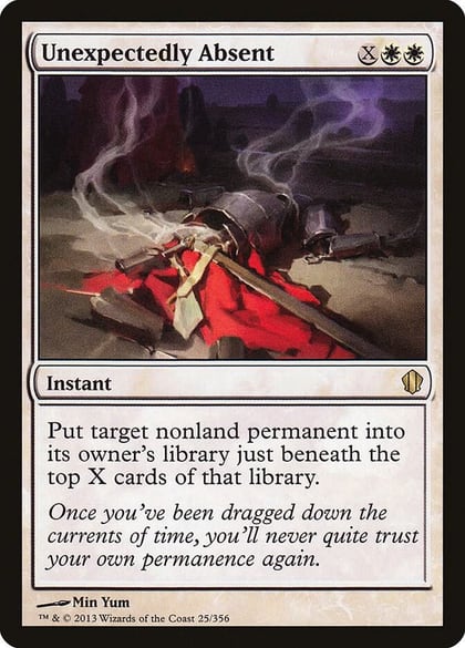 Unexpectedly Absent, Commander 2013 25