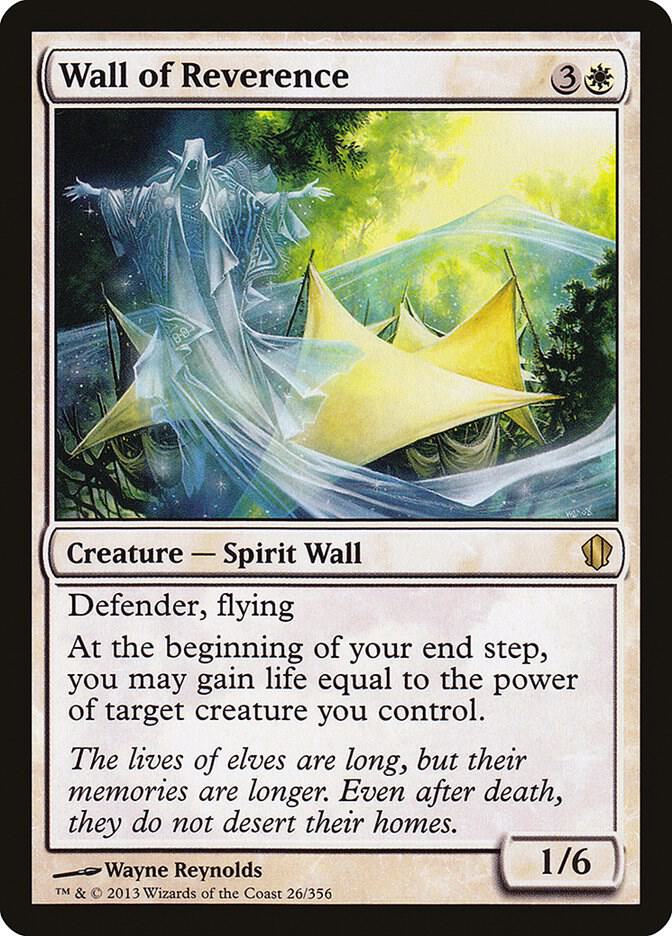 Wall of Reverence, Commander 2013 26