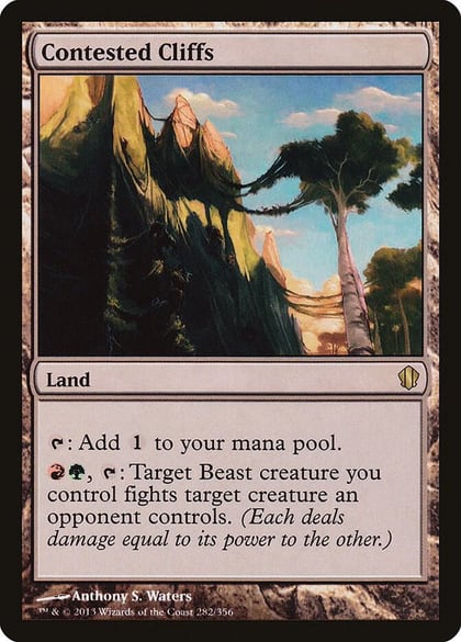 Contested Cliffs, Commander 2013 282
