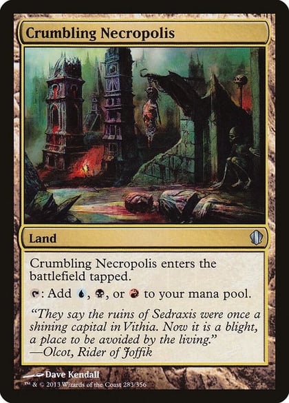 Crumbling Necropolis, Commander 2013 283