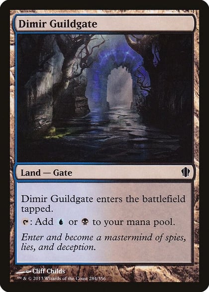 Dimir Guildgate, Commander 2013 284