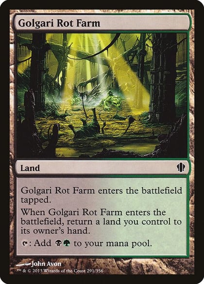 Golgari Rot Farm, Commander 2013 291