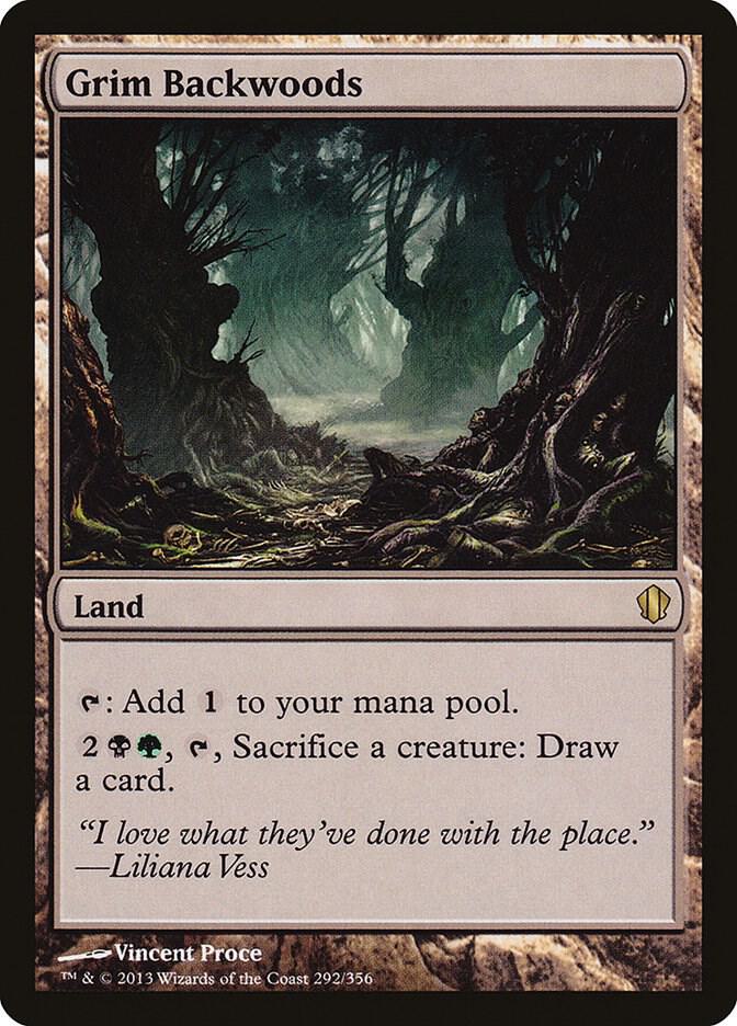Grim Backwoods, Commander 2013 292