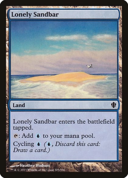 Lonely Sandbar, Commander 2013 305