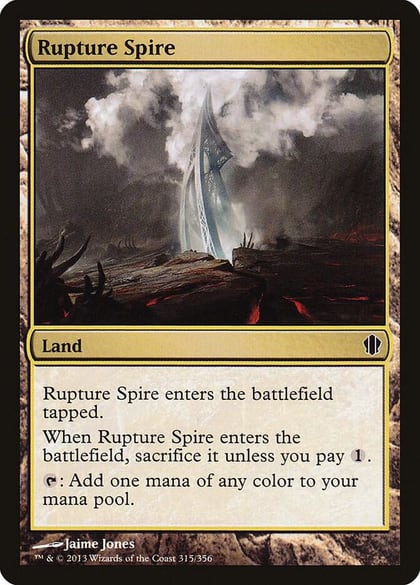 Rupture Spire, Commander 2013 315