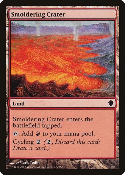 Smoldering Crater, Commander 2013 325
