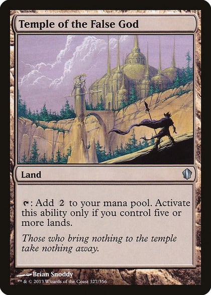 Temple of the False God, Commander 2013 327
