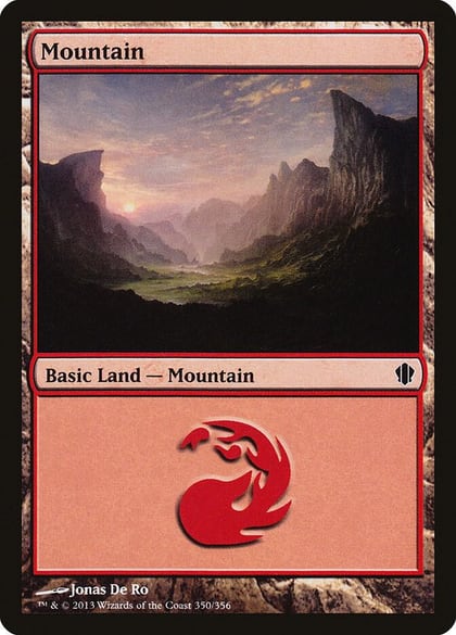 Mountain (350), Commander 2013 350