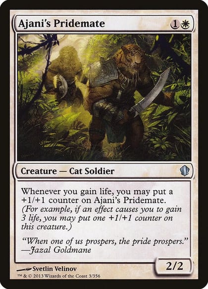 Ajani's Pridemate, Commander 2013 3