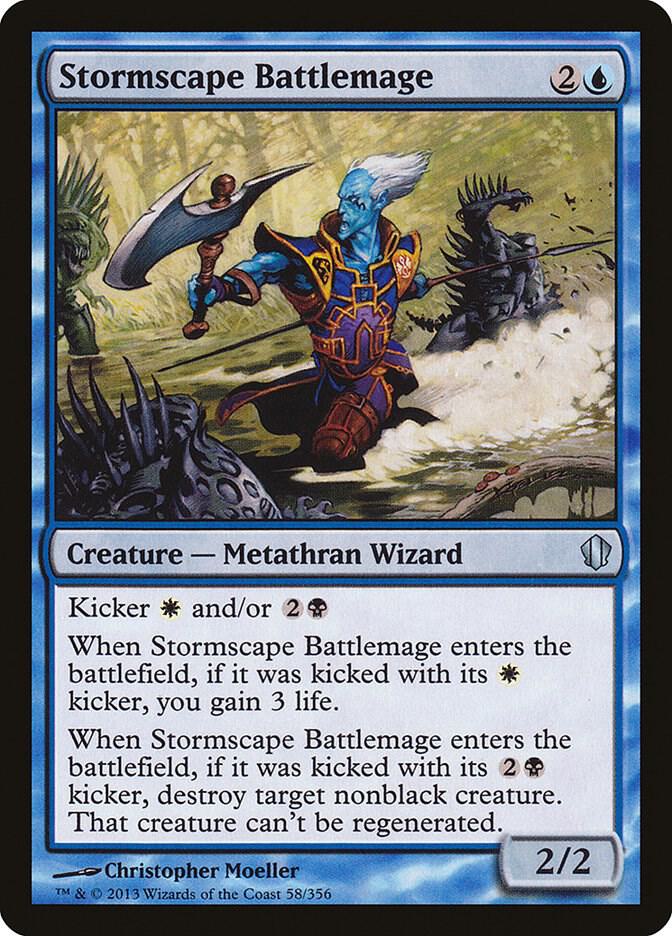 Stormscape Battlemage, Commander 2013 58