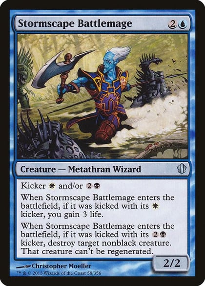 Stormscape Battlemage, Commander 2013 58