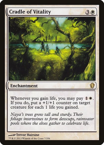 Cradle of Vitality, Commander 2013 7