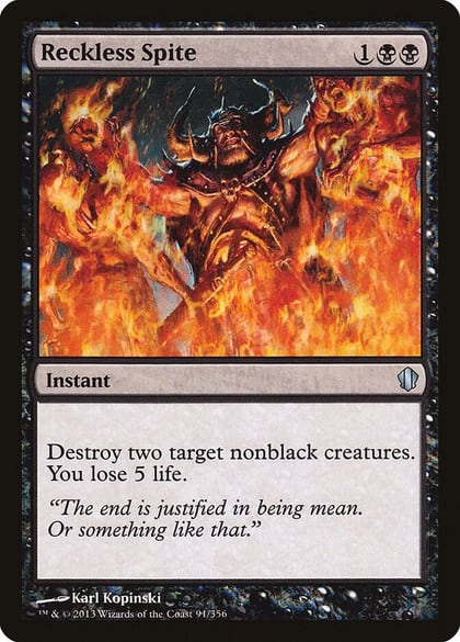 Reckless Spite, Commander 2013 91
