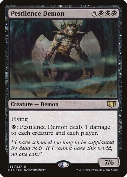 Pestilence Demon, Commander 2014 153