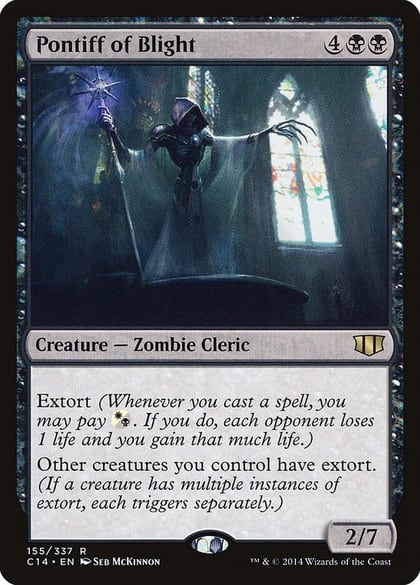 Pontiff of Blight, Commander 2014 155
