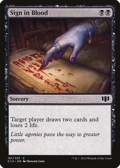 Sign in Blood, Commander 2014 161